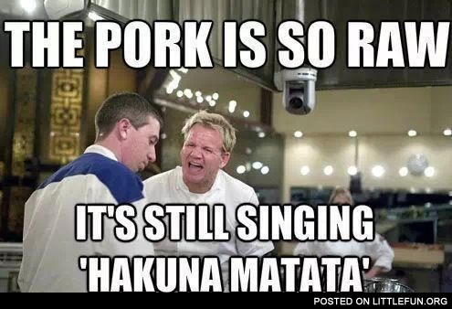 Raw pork