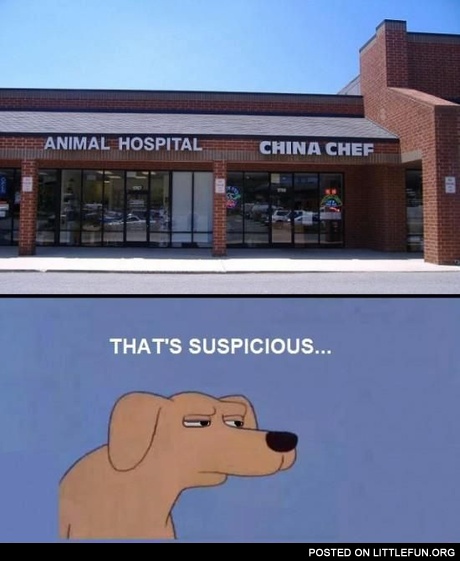 That's suspicious