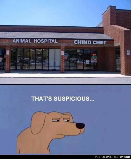 That's suspicious