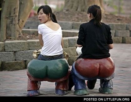 Ass chairs.