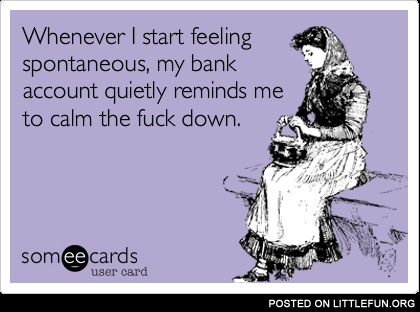 My bank account