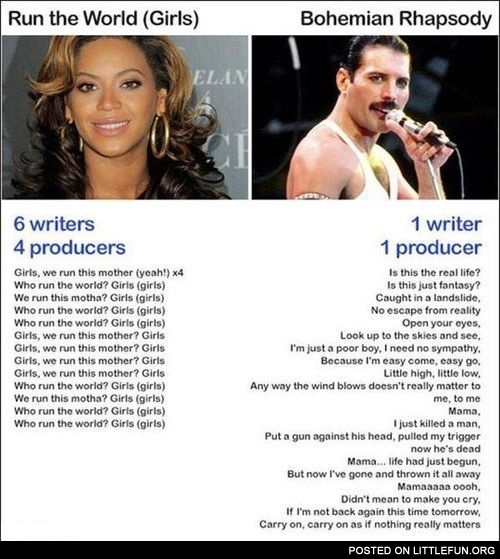Songs. Then and now.
