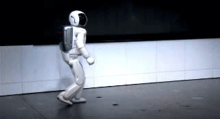 He walks like it shlt itself