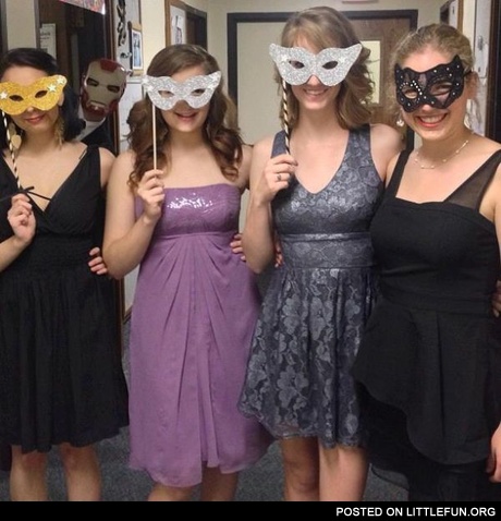 Photobombing level: Iron Man