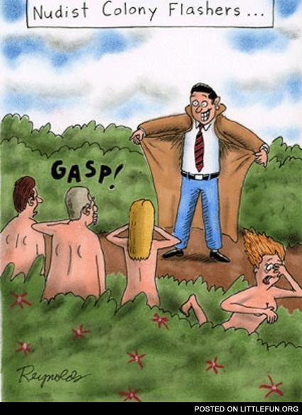 Meanwhile at the nud* beach
