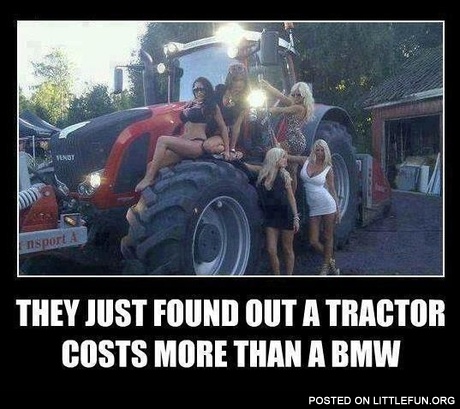 Tractor vs. BMW