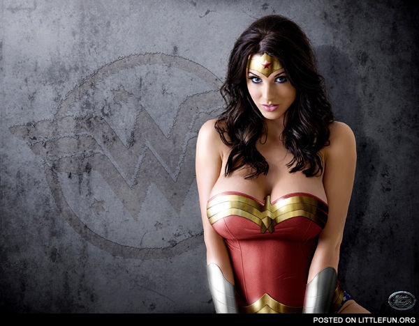 Alice Goodwin as Wonder Woman (photoshopped)