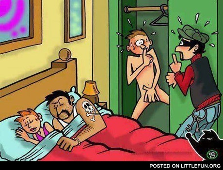 Surprise in the closet