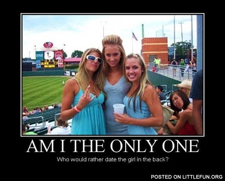 Girl in the back