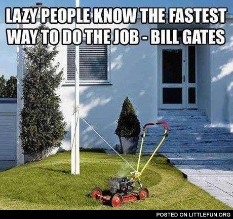 Lazy people