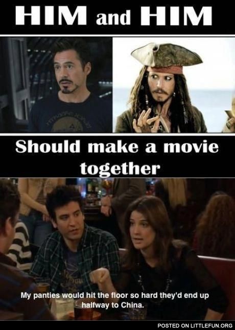 Robert Downey Jr. and Johnny Depp