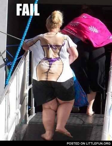 Tight dress. Seems legit.