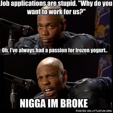 Job applications are stupid