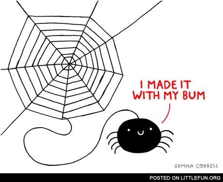 I made it with my bum