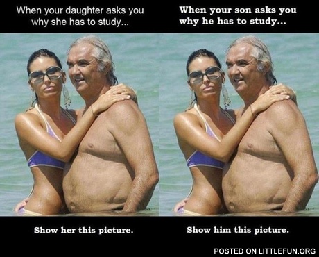 When your daughter asks you
