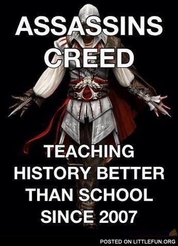 Assasins Creed teaching history