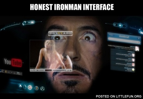 Honest Iron Man interface