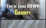 You are going down, Grumpy
