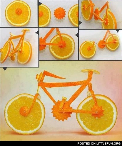 Orange bike