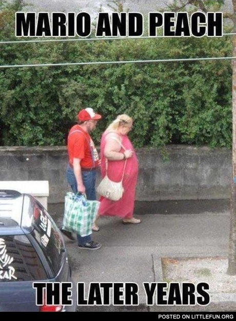 Mario and Peach