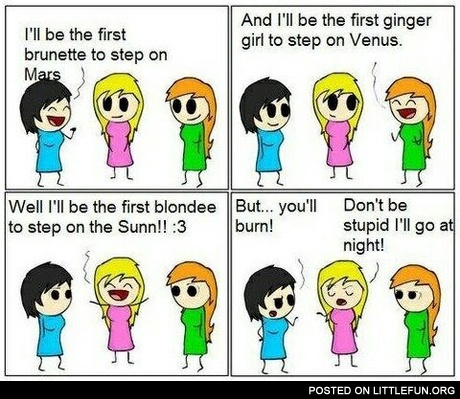 They are all blondes