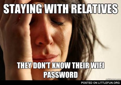 Staying with relatives