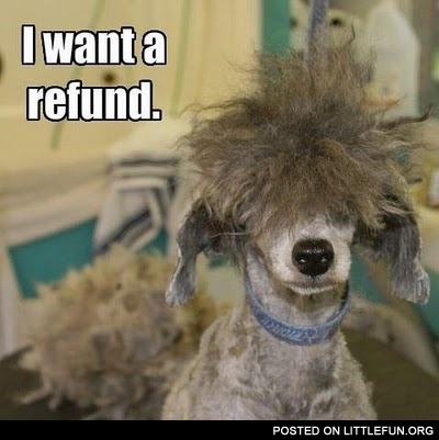 I want a refund