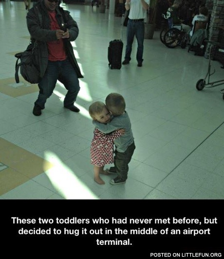 At the airport