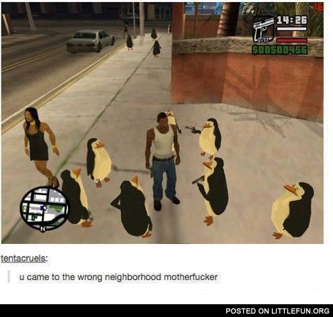 Wrong neighborhood GTA