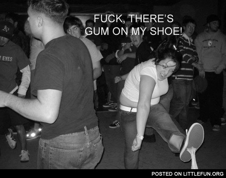 Gum on my shoe