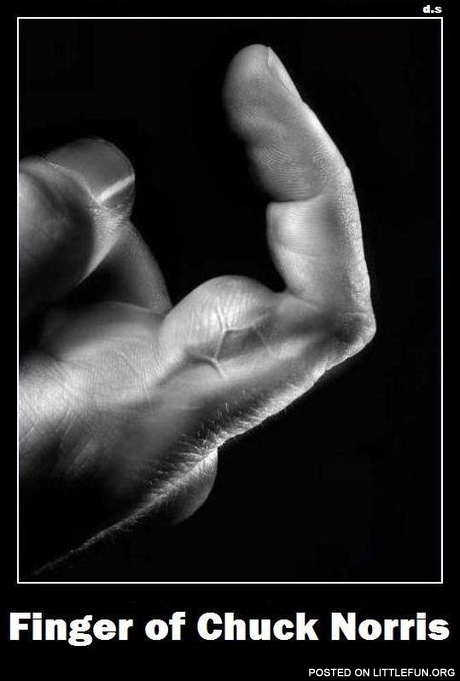 Finger of Chuck Norris