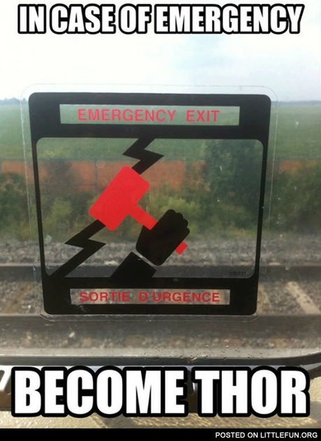 In case of emergency