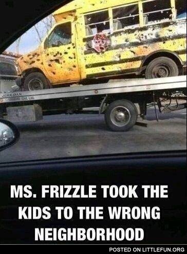 Ms. Frizzle took the kids to the wrong neighborhood