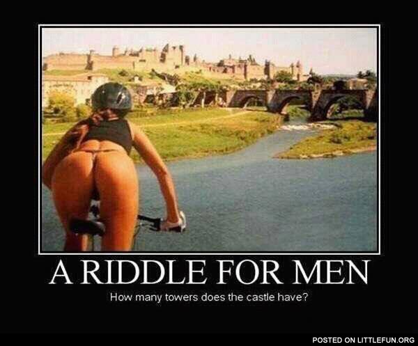 A riddle for men 
