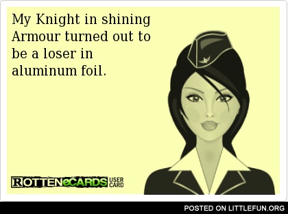 My knight in shining armour