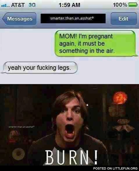 Mom, I'm pregnant again
