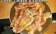 Look, I made a salad