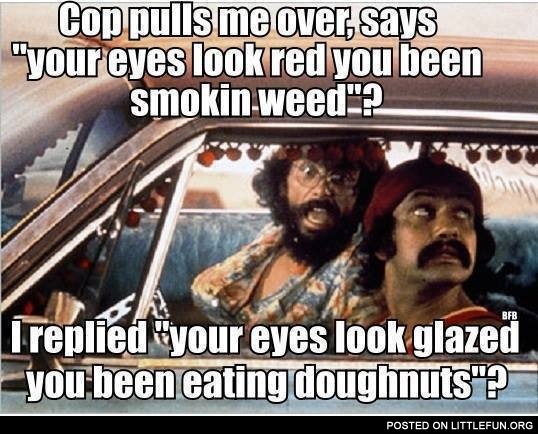 Cop pulls me over