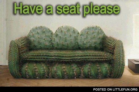 Have a seat please
