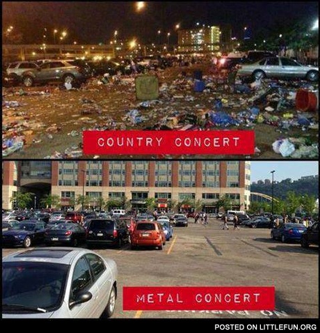 Metal concert
