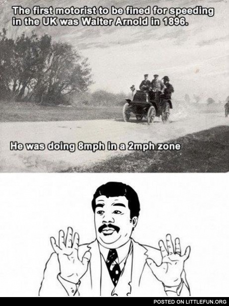 The first speeding