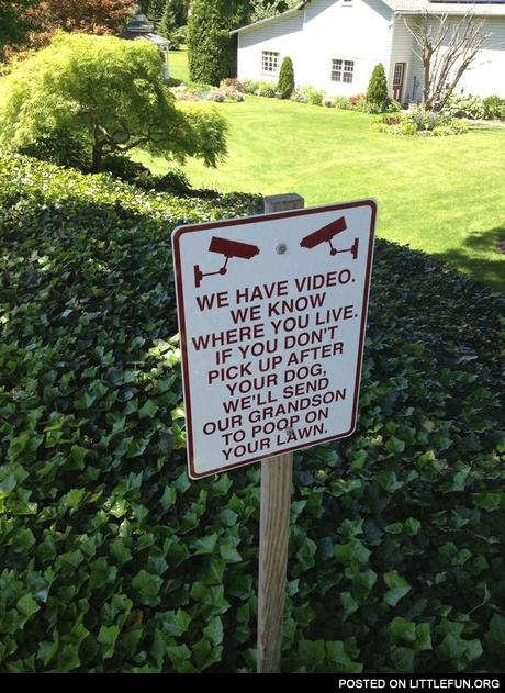 We have video