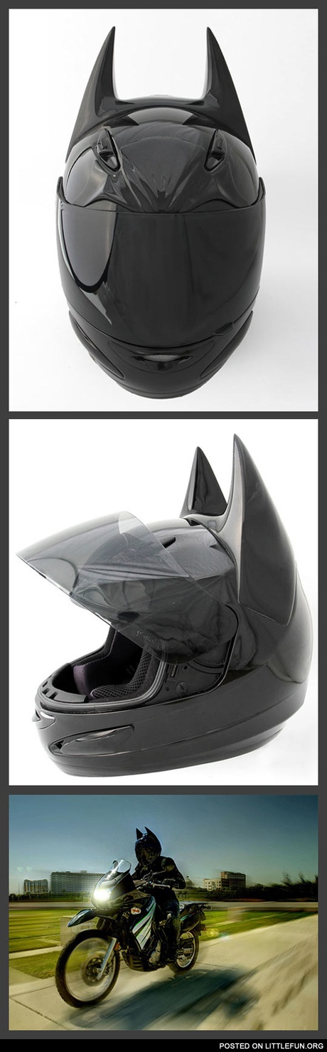 Batman motorcycle helmet
