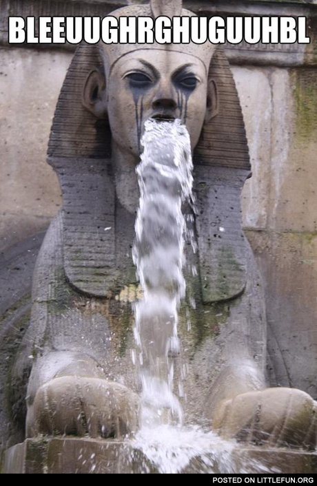 Barfing sphinx
