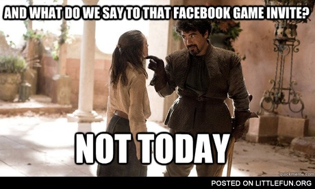 What do we say to the game invite