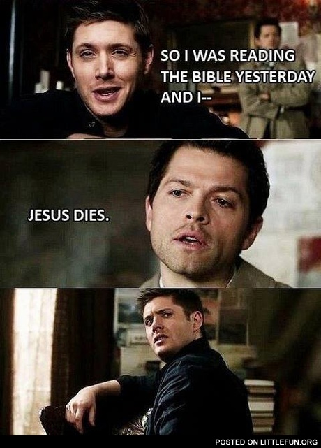 I was reading the Bible