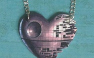 Star Wars Death Star Heart Necklace