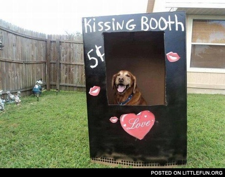 Kissing booth