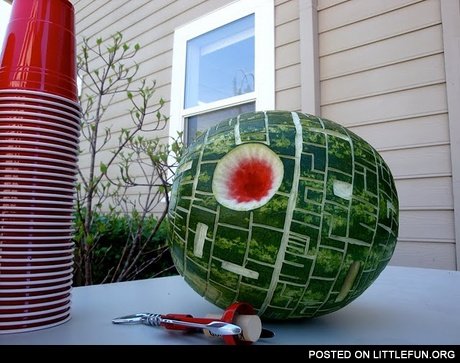 Death Star Watermelon