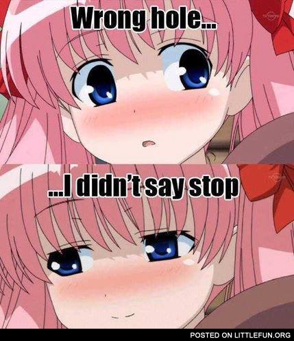 Wrong hole